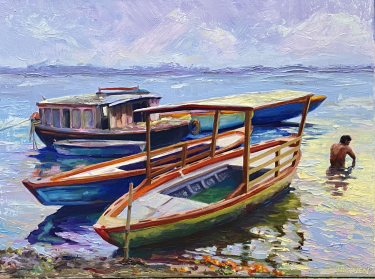 Morning Bathing in Varanasi - Varanasi, India